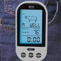 Wireless Meat & Poultry Thermometer, Contact, Digital, 32-482°F (0-250°C) Duraquip Inc