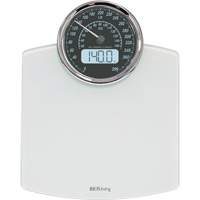Digital Analog Scale, 396 lbs. Cap., 100 g / 0.2 lbs. Graduations Duraquip Inc