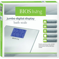 Jumbo Digital Display Scale, 550 lbs. Cap., 0.2 lbs. / 0.1 kg Graduations Duraquip Inc