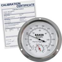 Dial Thermo-Hygrometer with ISO Certificate, 0% - 100% RH, 30 - 250°F (0 - 120°C) Duraquip Inc