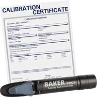 Réfractomètre avec certificat ISO, Analogue (verre-regard)-Numérique, Salinité IC777 | Duraquip Inc