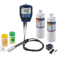 pH/mV Meter with Buffer Solution & Power Adapter Kit Duraquip Inc