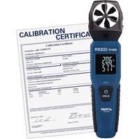 Bluetooth Smart Series Vane Anemometer with ISO Certificate, Data Logging, 0.6 - 25 m/sec/118 - 4921 ft./min/2.1 - 90 Km/hr/1.3 - 55.9 Mph Air Velocity Range Duraquip Inc