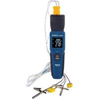 R1640 Smart Series Thermocouple Thermometer with Oven/Freezer Thermocouple Probes, Contact, Digital, 32-122°F (0-50°C) Duraquip Inc