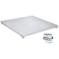 DEFENDER 5000 Washdown Floor Scale, 2500 lbs. Capacity, 48" W x 48" L Duraquip Inc