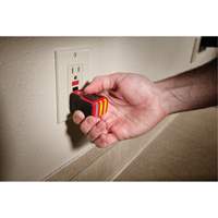 Voltage Detector & GFCI Receptacle Tester Kit, 50 V - 1000 V, Display & Sound Alert Duraquip Inc