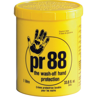 Pr88™ Skin Protection Barrier Cream-the Wash-off Hand Protection, Jar, 1000 ml JA054 | Duraquip Inc