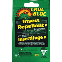 Insectifuge, 6 heures de protection, DEET à 30 %, Serviette, 5,58 g JA178 | Duraquip Inc