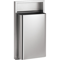 Waste Receptacles, Stainless Steel, 12 US gal. Duraquip Inc
