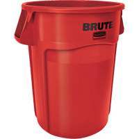 Round Brute&reg; Containers, Polyethylene, 32 US gal. Duraquip Inc