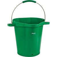 5692 Series Bucket, Green, 3 US gal. Duraquip Inc