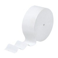 Scott&reg; JRT Jr. Toilet Paper, Coreless Roll, 1 Ply, 2300' Length, White Duraquip Inc