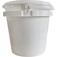 Pail with Lid, Plastic, 2.3 gal. Duraquip Inc