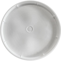 Pail with Lid, Plastic, 5.25 gal. Duraquip Inc