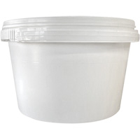Pail with Lid, Plastic, 1.03 gal. Duraquip Inc