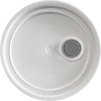 Pail with Lid, Plastic, 5.25 gal. Duraquip Inc