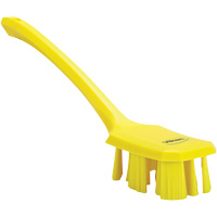 Brosse &agrave; manche long UST, Soies Ferme, Longueur de 15-1/2", Jaune Duraquip Inc