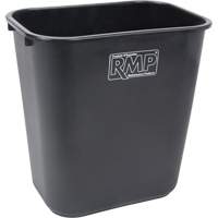 Deskside Wastebasket, 28 Quarts, Polyethylene Duraquip Inc