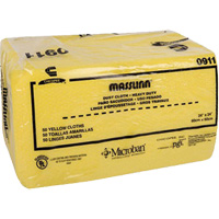 Masslin Heavy-Duty Dust Cloth, Microfibre, Yellow Duraquip Inc