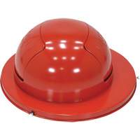 Drum Waste Disposal Top, Dome Lid, Metal, Fits Container Size: 23-1/2" Dia. Duraquip Inc