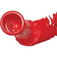 Brosse recourb&eacute;e, Soies Moyen/Ferme, Longueur de 15-1/2", Rouge Duraquip Inc