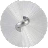 Brosse, Soies Moyen, Longueur de 20", Blanc Duraquip Inc