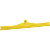 Single Blade Ultra Hygiene Squeegee, 24", Yellow Duraquip Inc