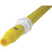 Deck Scrub Handle, Brush/Pad Holder, Yellow, Telescopic, 62"-113" L Duraquip Inc