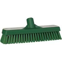 Deck & Wall Scrub Brush, Stiff Bristles, 12", Polyester, Green Duraquip Inc