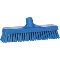 Deck & Wall Scrub Brush, Stiff Bristles, 12", Polyester, Blue Duraquip Inc