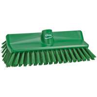 Brosse surfaces hautes et basses, Soies Moyen, Longueur de 10-1/4", Vert Duraquip Inc