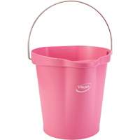 Seau pour l'hygi&egrave;ne des aliments, Rose, 3 gal. US Duraquip Inc