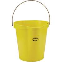 Seau pour l'hygi&egrave;ne des aliments, Jaune, 3 gal. US Duraquip Inc