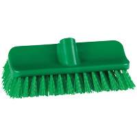 Brosse &agrave; angle double ColorCore pour surfaces hautes et basses, Soies Ferme, Longueur de 10", Vert Duraquip Inc