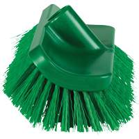 Brosse &agrave; angle double ColorCore pour surfaces hautes et basses, Soies Ferme, Longueur de 10", Vert Duraquip Inc