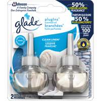 Glade&reg; PlugIns&reg; Scented Oil Refills, Clean Linen&reg;, Cartridge Duraquip Inc