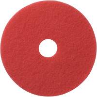 Floor Pads, 12", Buffing, Red Duraquip Inc