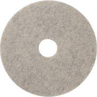 Combo Floor Pads, 19", Buffing/Burnishing, Beige Duraquip Inc