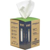 TaskBrand&reg; V40 Value Series Wipers, All-Purpose, 12" L x 10" W Duraquip Inc