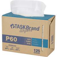 Chiffons de premi&egrave;re qualit&eacute; P60 TaskBrand, Tout usage, 16-3/4" lo x 8-1/4" la Duraquip Inc