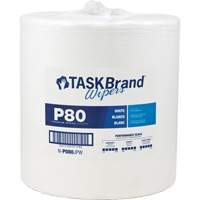 Chiffons de premi&egrave;re qualit&eacute; P80 TaskBrand, Robuste, 13" lo x 12" la Duraquip Inc