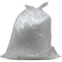 Industrial Garbage Bags, Utility, 20" W x 22" L, 0.64 mils, Clear, 23 L (6 Gal.) Capacity Duraquip Inc