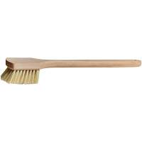 Brosse &agrave; chaudron &agrave; manche long, 20" l, Soies Tampico, Beige Duraquip Inc