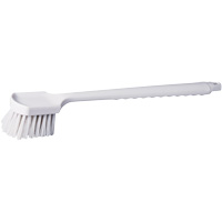 Brosse &agrave; chaudron &agrave; manche long, 20" l, Soies Polypropyl&egrave;ne, Blanc Duraquip Inc