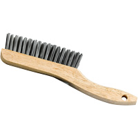 Brosse &agrave; manche en patin, Acier, 4 x 16 rangs de fils, Longueur 9-3/4" Duraquip Inc