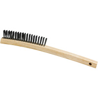 Brosse, Acier, 3 x 19 rangs de fils, Longueur 13-3/4" Duraquip Inc