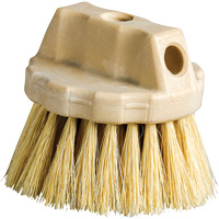 Brosse de nettoyage ronde, 5" l, Soies Tampico, Beige Duraquip Inc