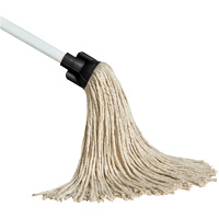 Vadrouille &agrave; laver amovible &agrave; franges boucl&eacute;es, Coton, 12 oz, Style Coup&eacute; Duraquip Inc