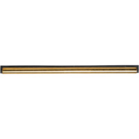 Window Squeegee Channel and Rubber, 12", Rubber, Brass Frame Duraquip Inc