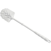 Brosse &agrave; cuvettes, 15-1/2" l, Soies Polypropyl&egrave;ne, Rouge/Blanc Duraquip Inc